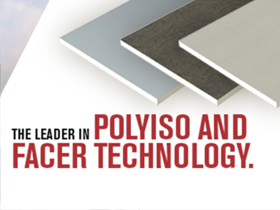 Atlas promo image, the leader in polyiso and facer technology