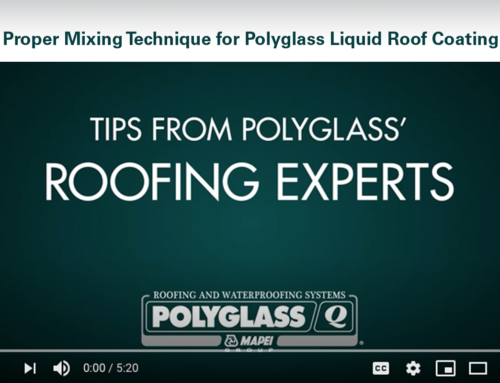 Proper Mixing Technique for Polyglass Liquid Roof Coating