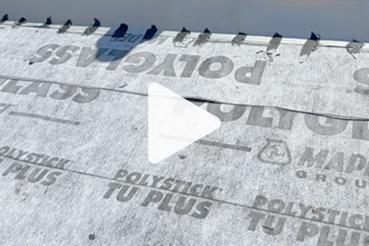 IG video showcasing Polyglass Polystick TU Plus